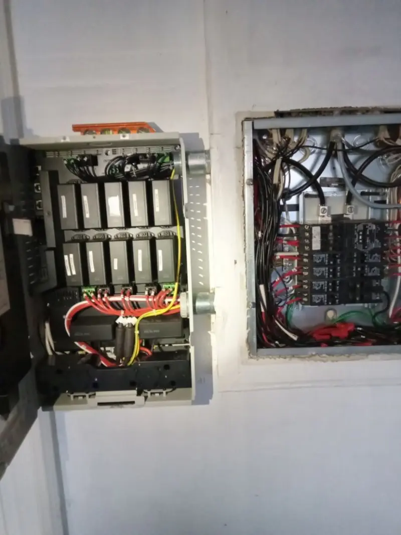 Electrical panel upgrade completed for Security Camera Wiring in Ocean Pines